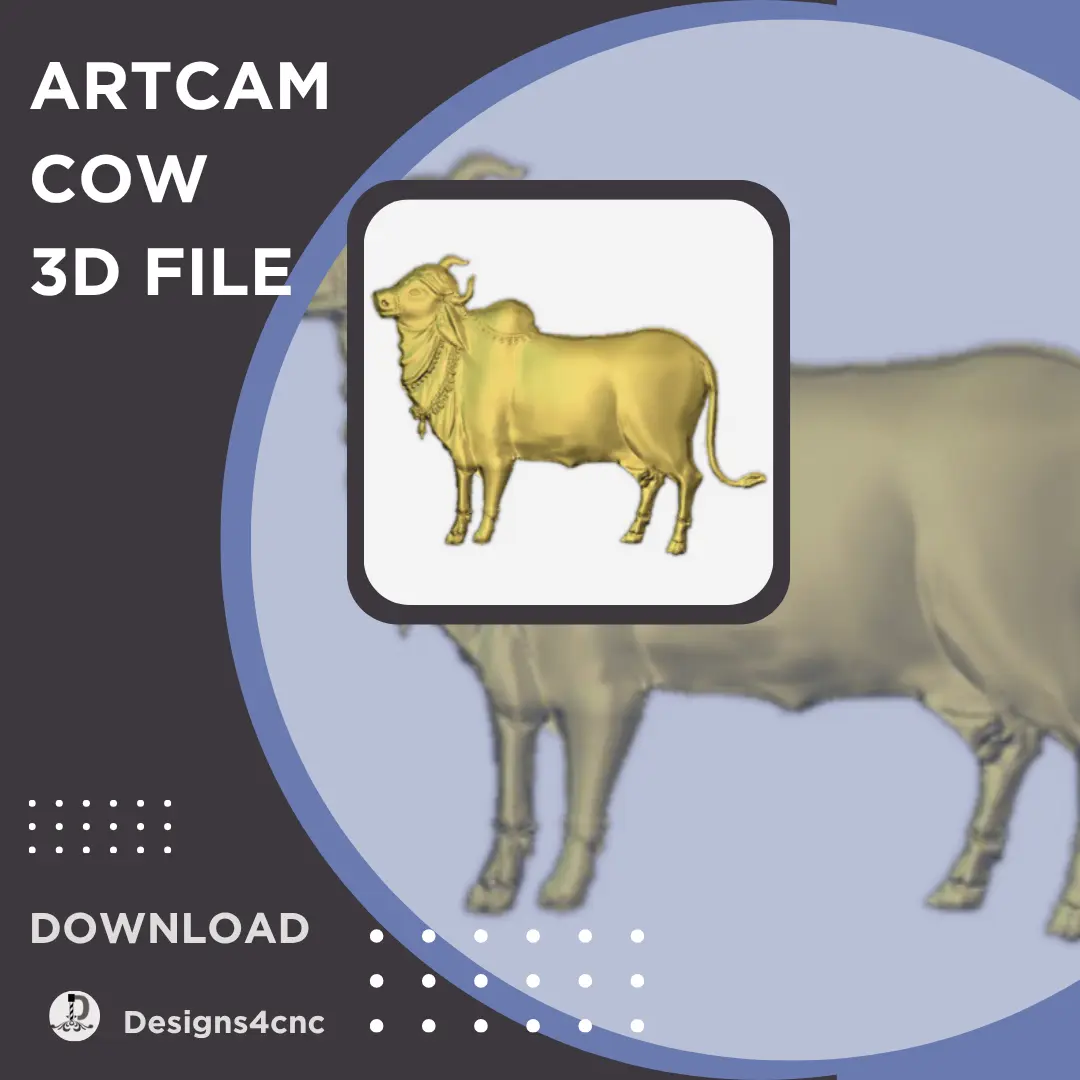 Artcam Cow 3d file