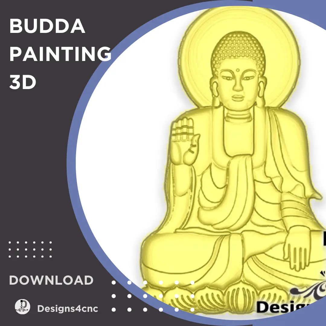 budda PAINTING 3D stl