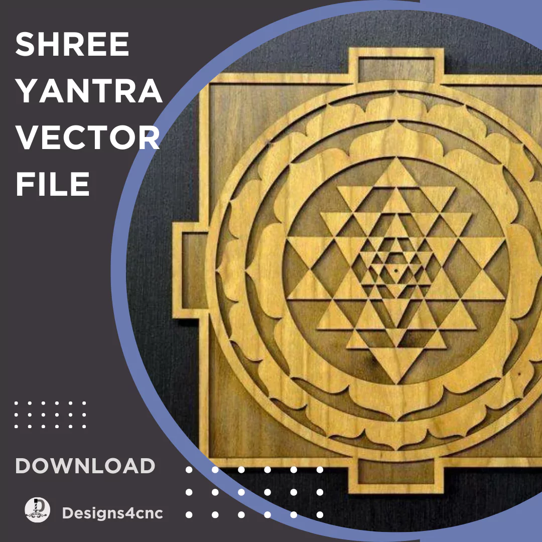 Shree Yantra dxf for engraving