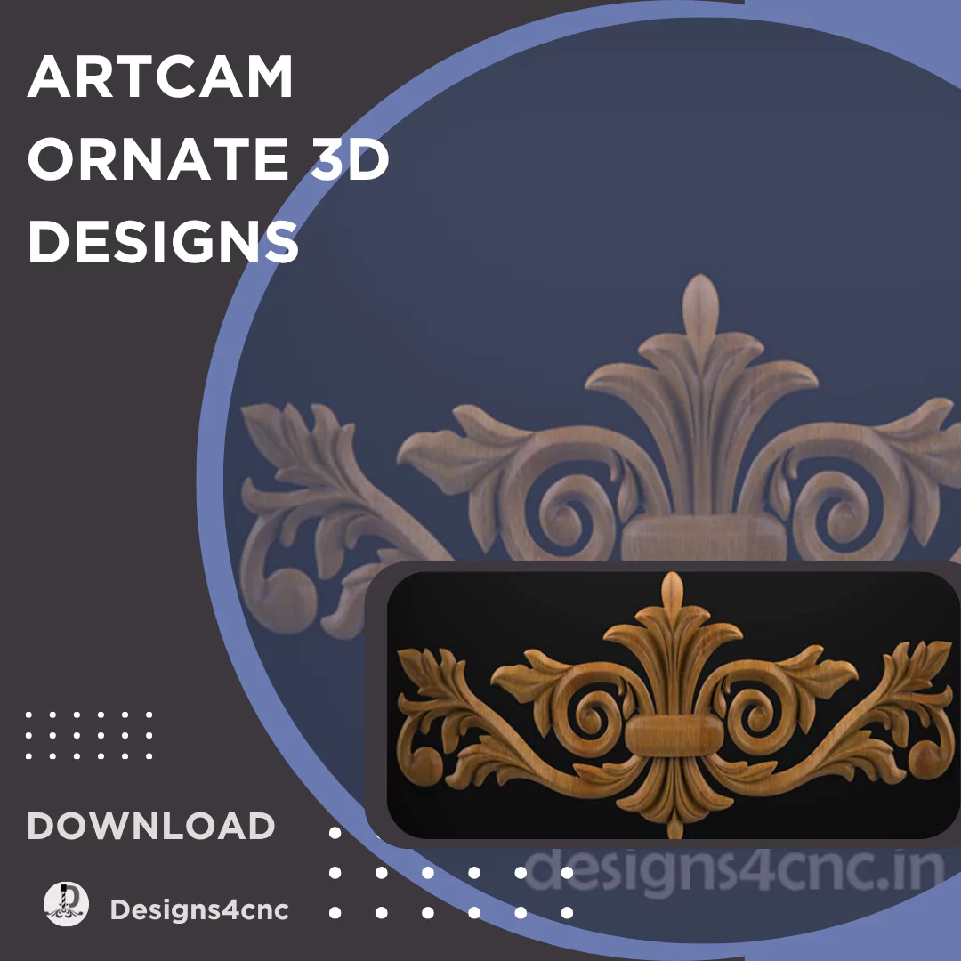 Artcam ornate 3d designs