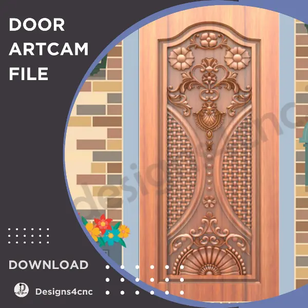 wood curving door